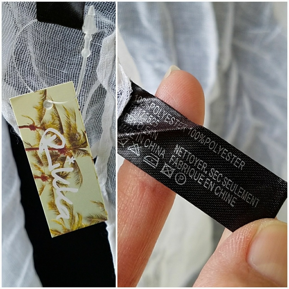 Rikka Sheer Polyester Shawl Scarf NWT - Picture 3 of 3